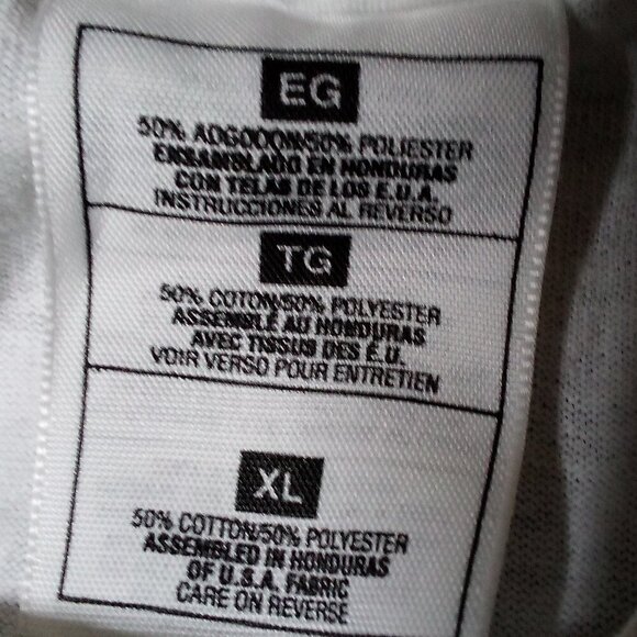 Vintage Don't Mess With Texas AOP Spell Out T-Shirt - Picture 3 of 6